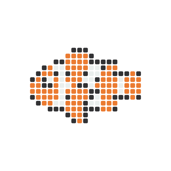 Clownfish Perler Bead Pattern perler bead pattern — 29×29, 159 beads