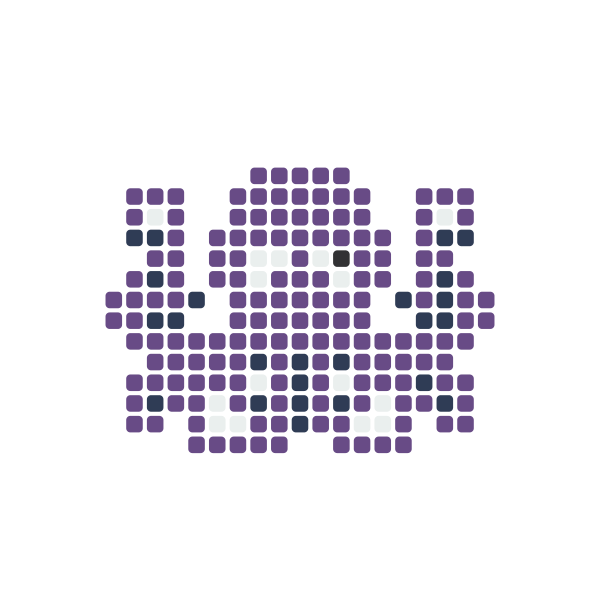 Cute Octopus Perler Bead Pattern perler bead pattern — 29×29, 196 beads