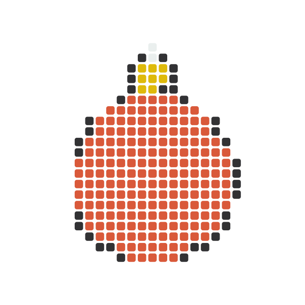 Christmas Ornament Perler Bead Pattern perler bead pattern — 29×29, 231 beads