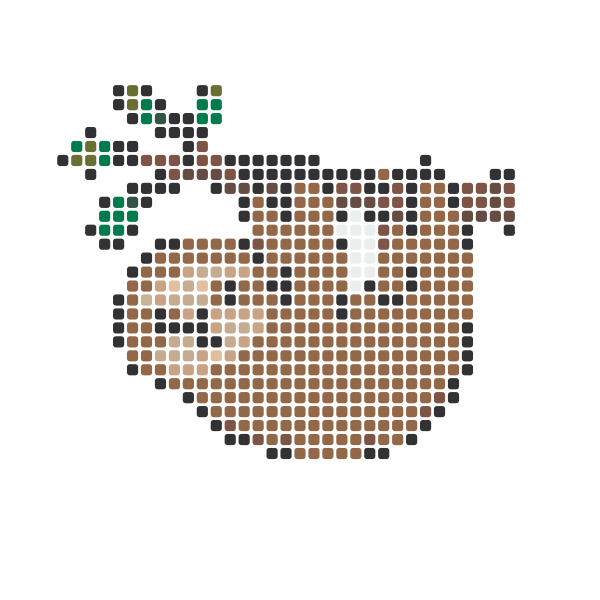 Sloth Perler Bead Pattern perler bead pattern — 43×43, 520 beads