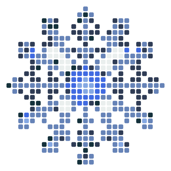 Snowflake Perler Bead Pattern perler bead pattern — 29×29, 350 beads
